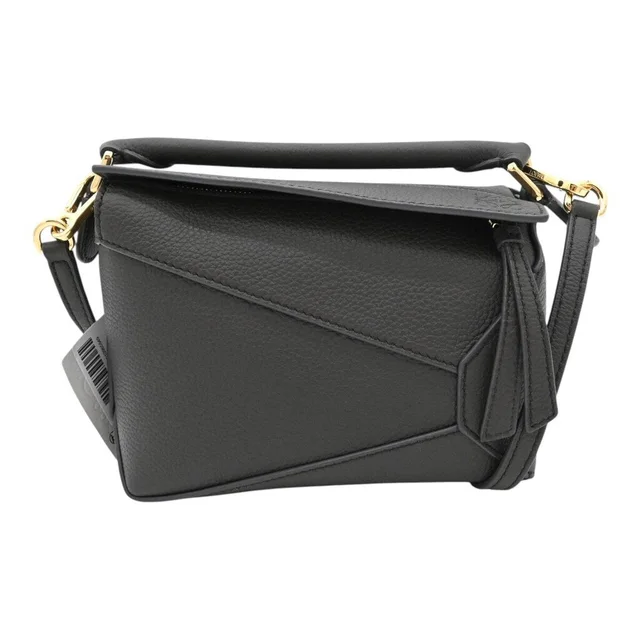 Loewe Mini Puzzle Edge Leather Crossbody Bag in Leather from Clotheshorse Anonymous