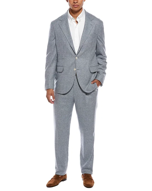 Brunello Cucinelli 2pc Wool & Silk-Blend Suit, image 1 of 1 from Gilt