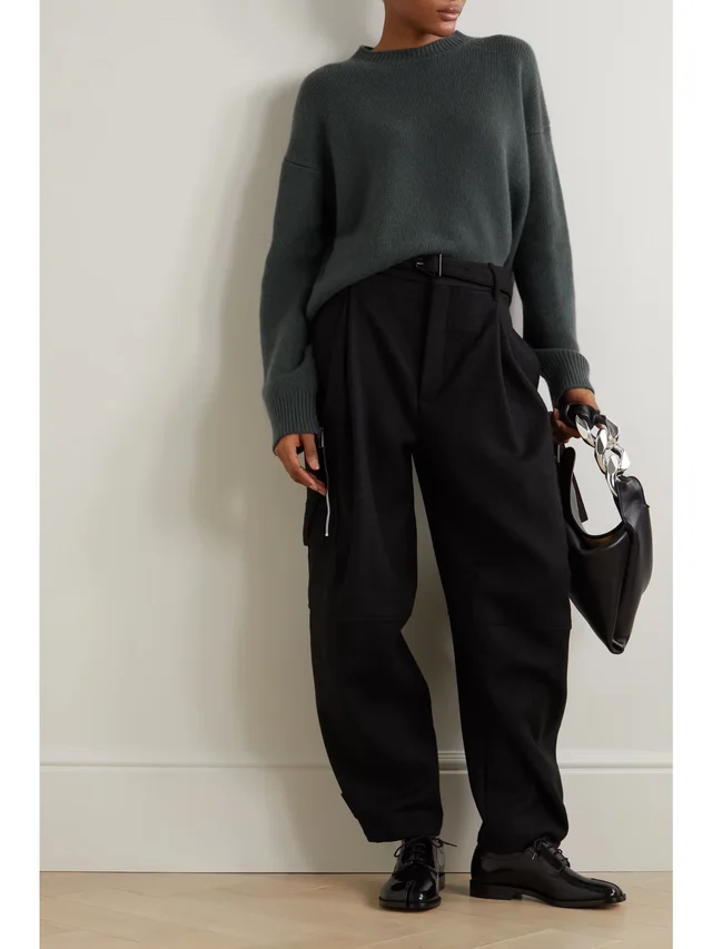 ARCH4 + NET SUSTAIN The Ivy cashmere sweater in Grey, photo 2 of 2 from NET-A-PORTER (Canada)