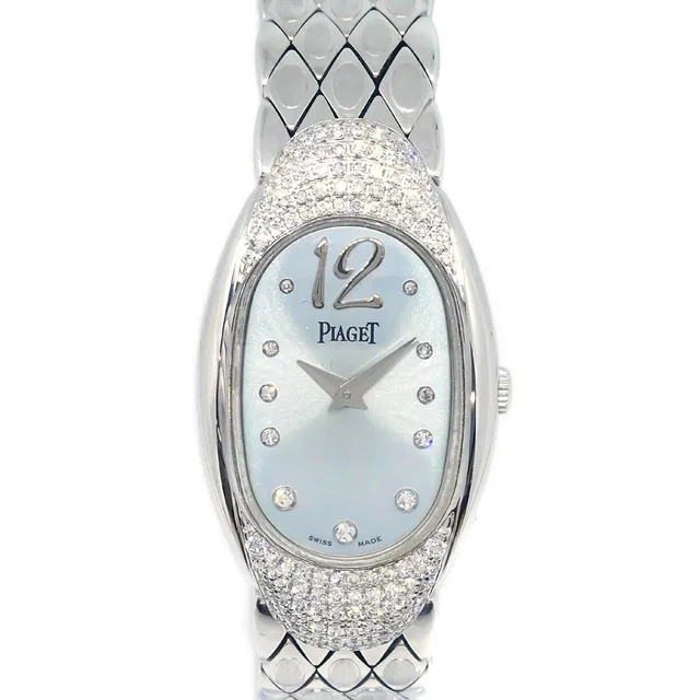 Piaget Limelight Ref.P10002 Quartz Watch 18KWG Diamond from AMORE Vintage Tokyo