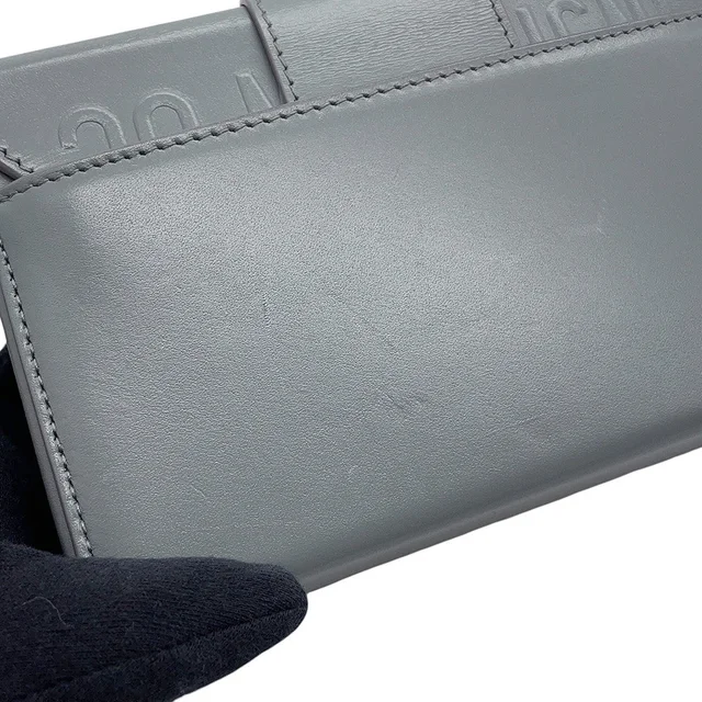 Dior 30Montaigne Shoulder Bag GrayM9204UMOS Leather in Leather from GALLERY RARE, photo 10 of 18
