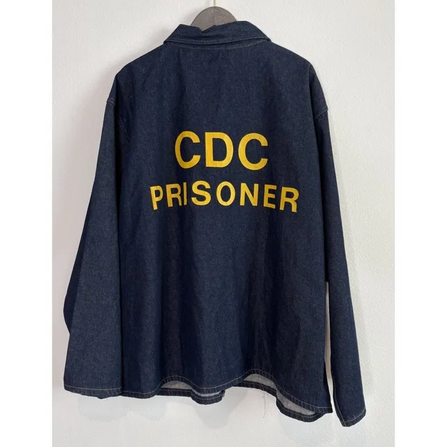 Piaget Vintage Pia Cdc Prisoner Denim Chore Jacket Mens Size 58 California Corrections in black Denim from Poshmark