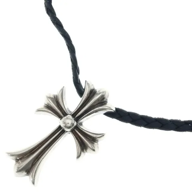 Chrome Hearts Boro Chip Braid Necklace Silver in multicolor from Grailed
