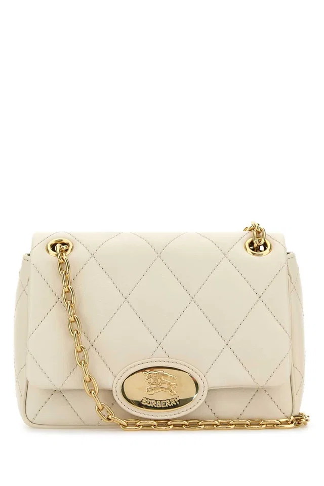 Burberry Strand Shoulder Bag — Beige in Beige Calfskin from HEWI