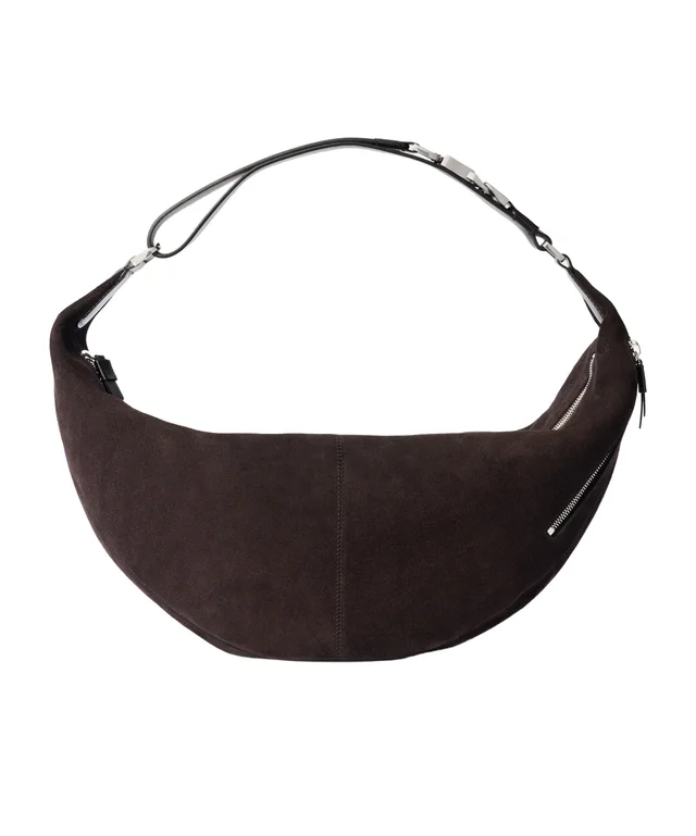 Lemaire Quiver Clip bag in suede leather, photo 2 of 6 from SENSER
