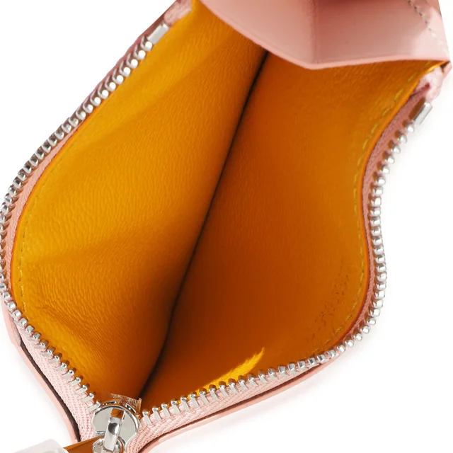 Goyard Pink Goyardine Canvas Bourbon Zip Card Holder Canvas; Leather Wallet in Pink Canvas from HEWI, photo 2 of 2
