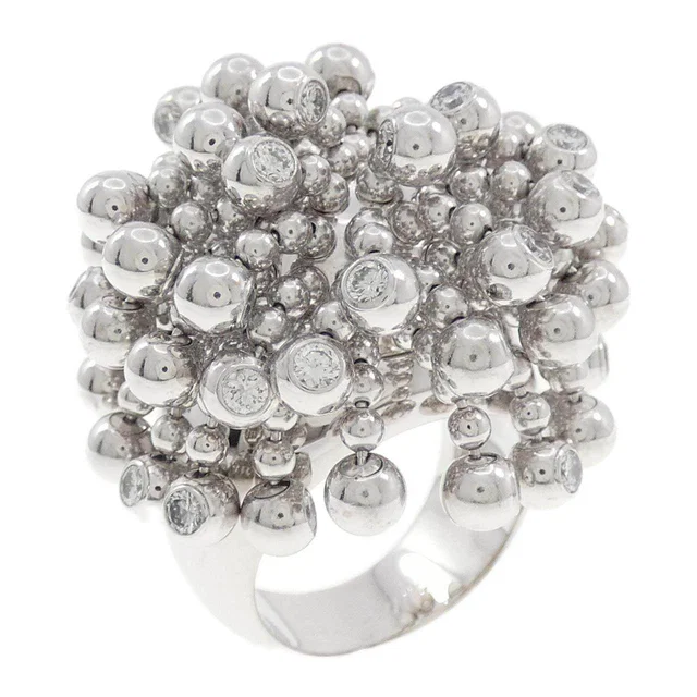 Cartier Peruk 750 White Gold Diamond Ring Size 15 in White from LuxUness