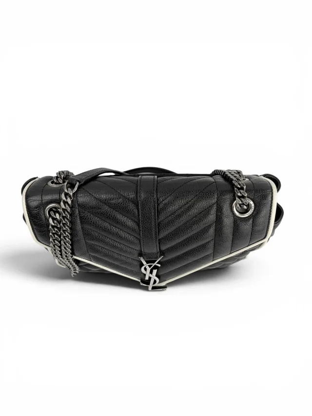 Saint Laurent Medium Monogram Triquilt Envelope Flap from Season 2 Consign, photo 5 of 10