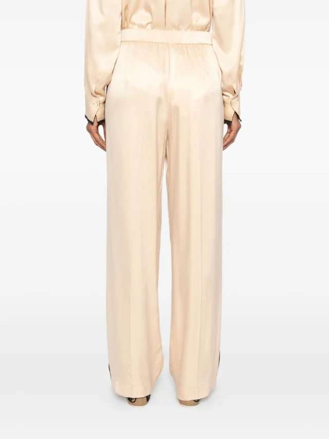 Forte Forte side-stripe wide-leg trousers, photo 4 of 5 from SENSER