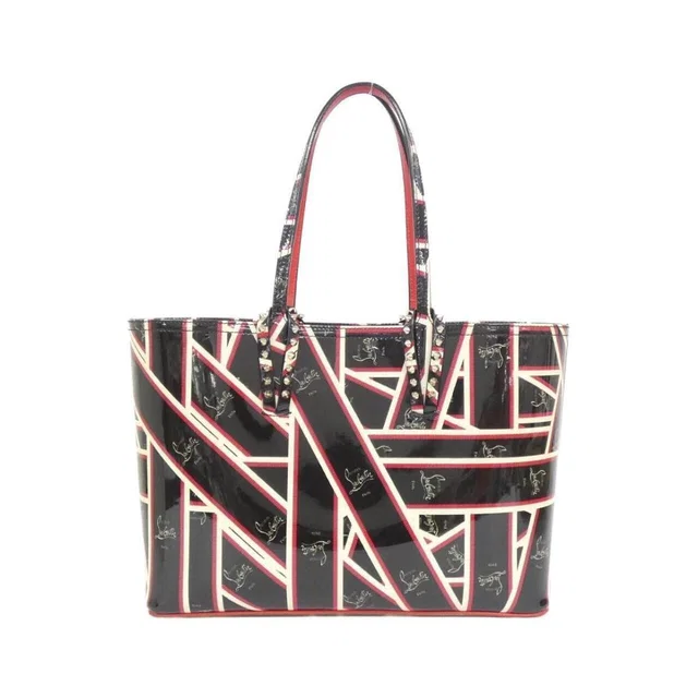Christian Louboutin Cabata Patent Paris Ribbon Tote Bag Red Graphic in red Patent leather from Poshmark