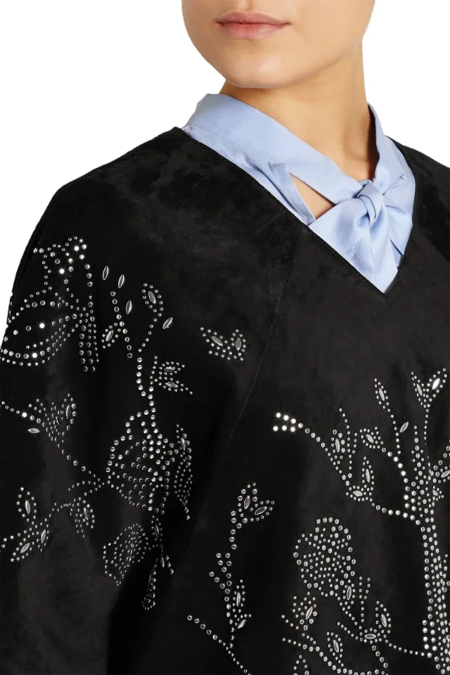 Valentino Garavani Studded Suede Top, photo 6 of 6 from THE OUTNET