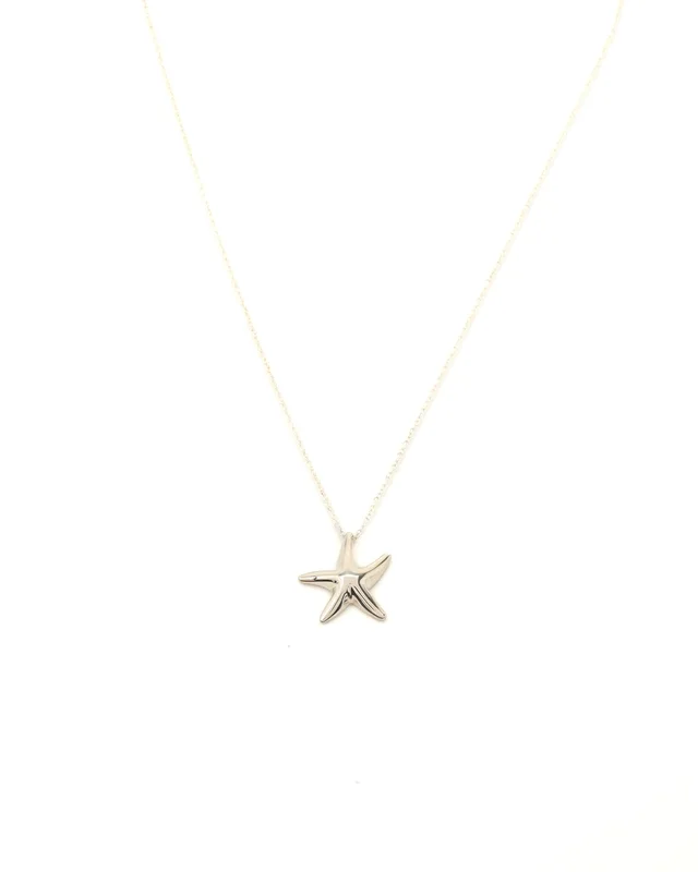 Tiffany & Co. Silver Starfish Necklace in Silver from A Retro Tale