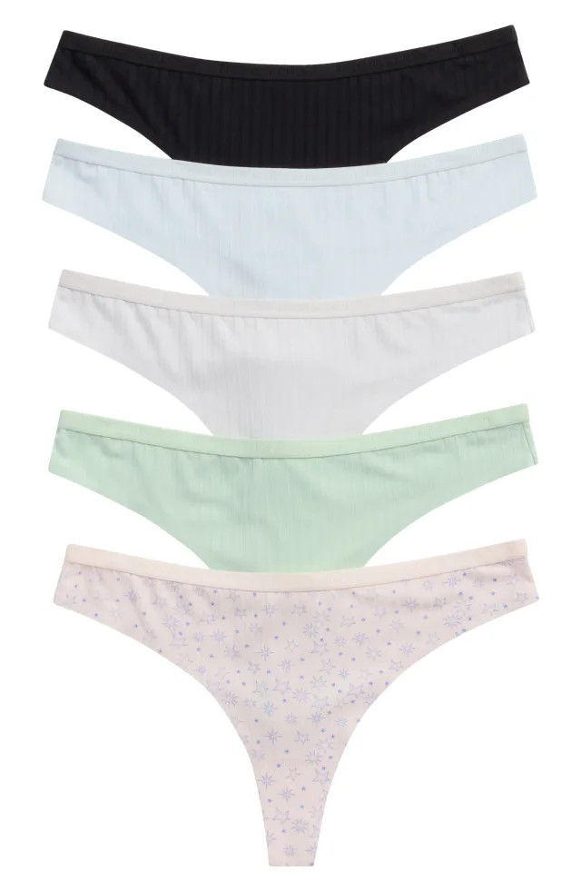 Honeydew Emilia 5-Pack Thongs from Nordstrom Rack, photo 1 of 1