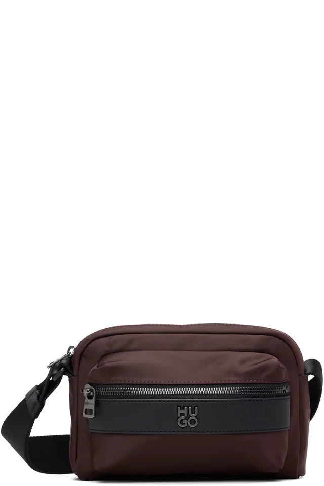 Hugo Brown Twill Crossbody Bag from SSENSE, photo 1 of 1