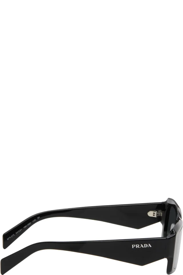 Prada Eyewear Black 'Prada Symbole' Sunglasses, photo 2 of 4 from SSENSE