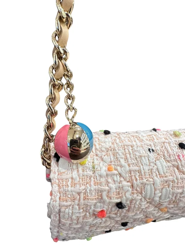 Chanel Limited Edition Coloured Tweed WOC Bag in Tweed from Luxury Promise