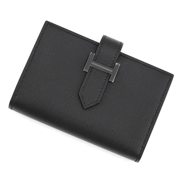 Hermès Bean Mini Black Veau Madame in Black Calfskin from GALLERY RARE