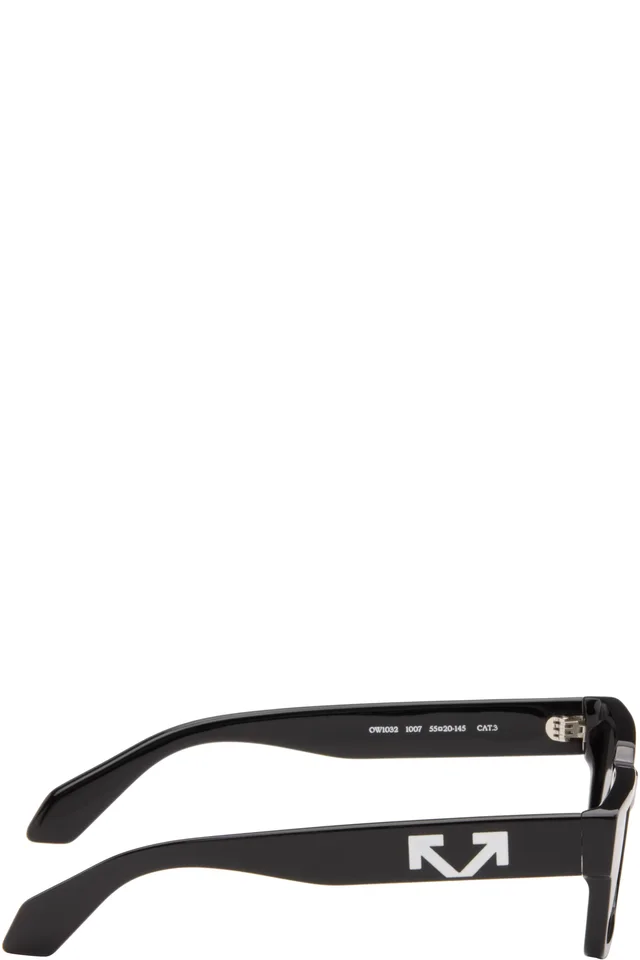 Off-White Black Huntington Sunglasses, photo 2 of 4 from SSENSE