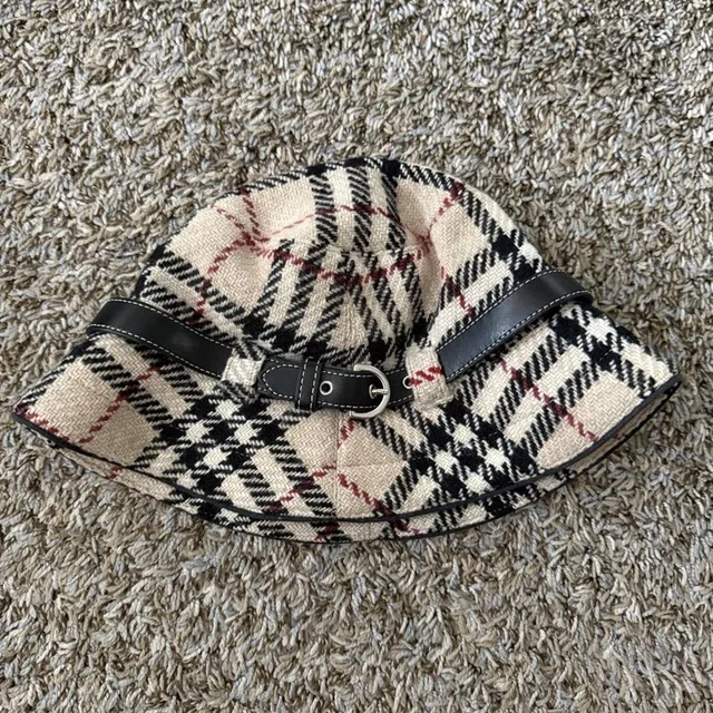 Burberry Women's Bucket hats - Multi/Tan in neutral|multicolor|brown from Depop, photo 1 of 1