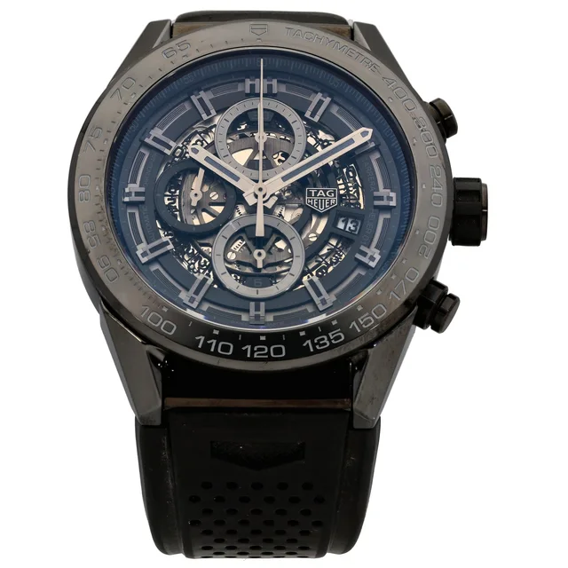 TAG Heuer Carrera CAR2A90 46mm Ceramic Watch in Ceramic from H&T