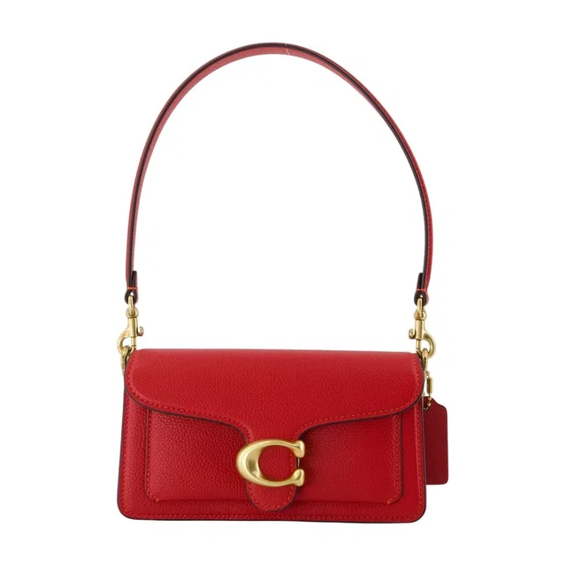 Coach Shoulder Bag — Red Cowhide in Red Leather from HEWI