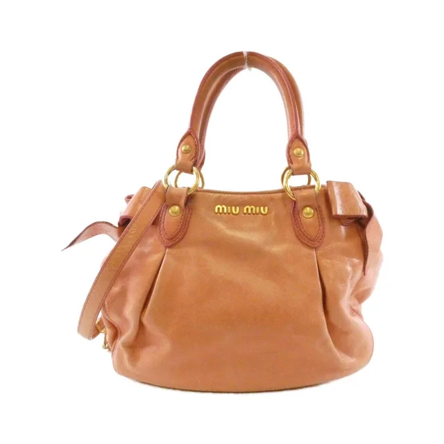 Miu Miu RN0818 bag in ROSA / GOLD hardware VITELLO LUX from KOMEHYO