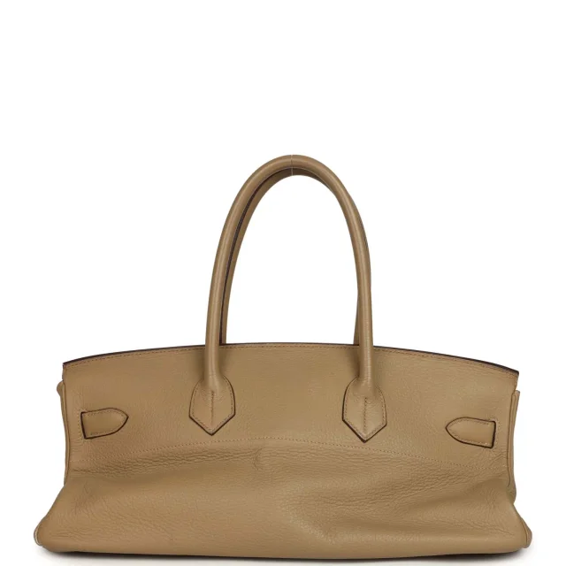Hermès Vintage Shoulder Birkin 42 JPG Poussiere Clemence Palladium Hardware in Clemence leather from Madison Avenue Couture, photo 4 of 8