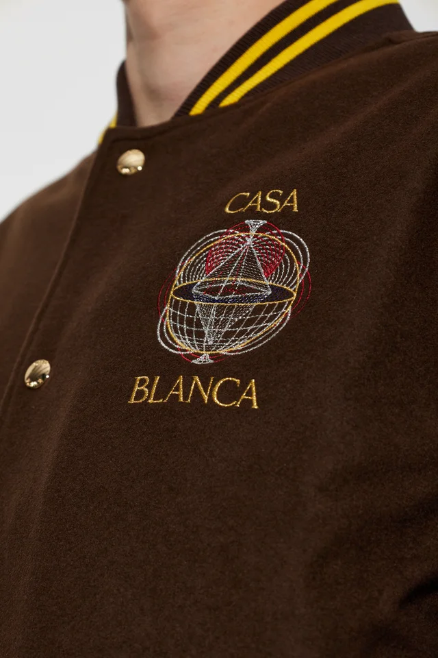 Casablanca Embroidered Varsity Jacket, photo 8 of 8 from SENSER