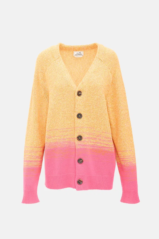 Hermès Cashmere Mouline Cardigan in Cashmere from VSP Consignment