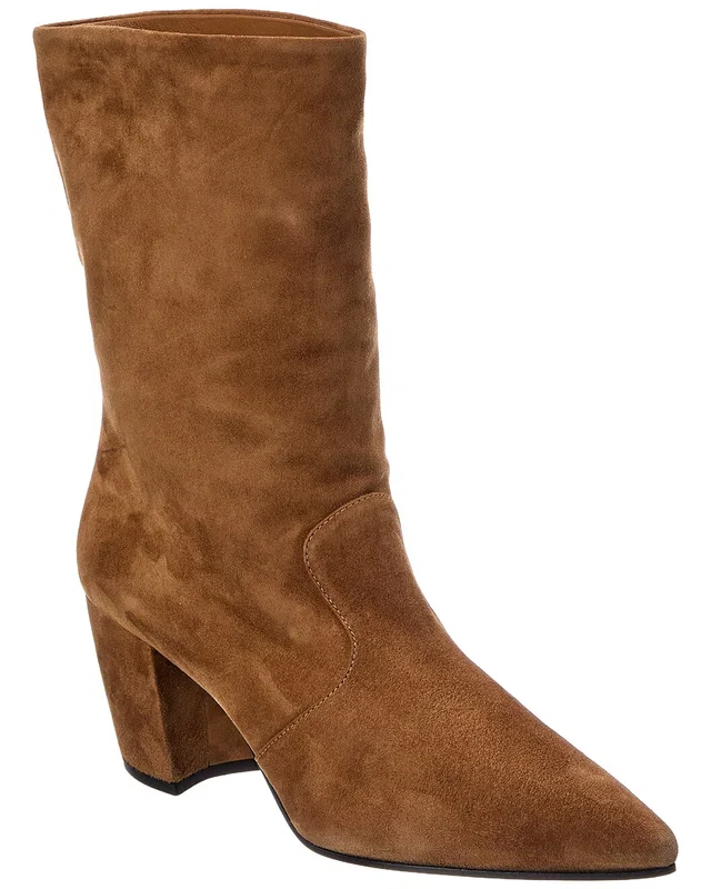 Prada 65 Suede Bootie, image 1 of 1 from Rue La La