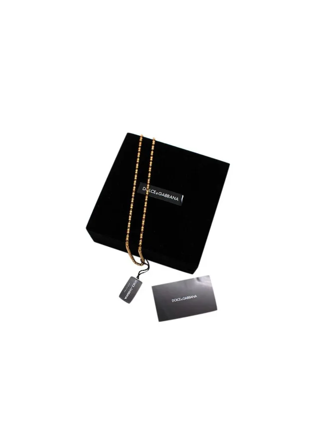 Dolce & Gabbana gold tone DG chain necklace in Gold from HEWI, photo 4 of 6