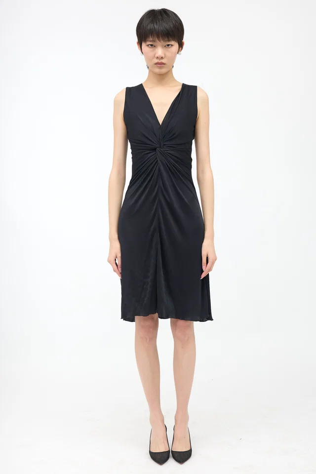 Dolce & Gabbana Draped Twist Dress from VSP Consignment