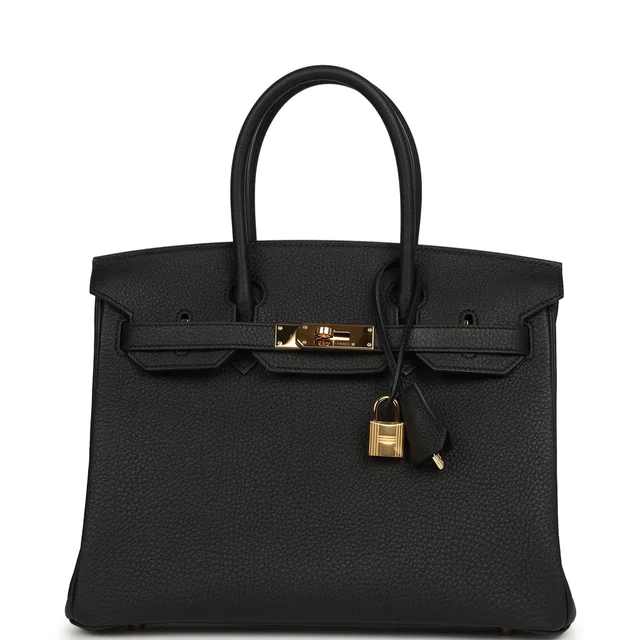 Hermès Birkin 30 Black Togo Gold Hardware in Black Togo leather from Madison Avenue Couture