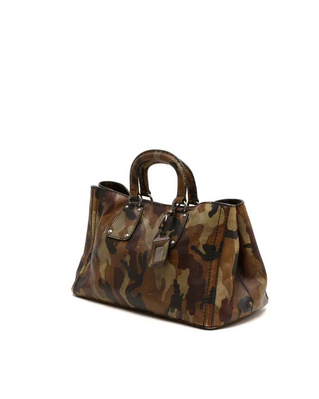 Prada Saffiano Mimetico Camouflage Tote Bag in Saffiano leather from A Retro Tale, photo 2 of 2