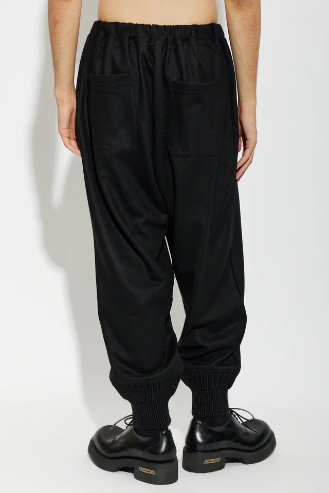 Yohji Yamamoto Ribbed Cuff Pants, photo 2 of 4 from SENSER