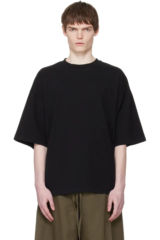 Black Heavy Boxy T-shirt