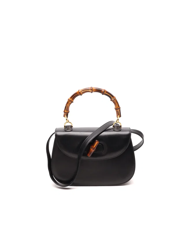 Gucci Bamboo 1947 Medium Top Handle Bag in Leather from A Retro Tale