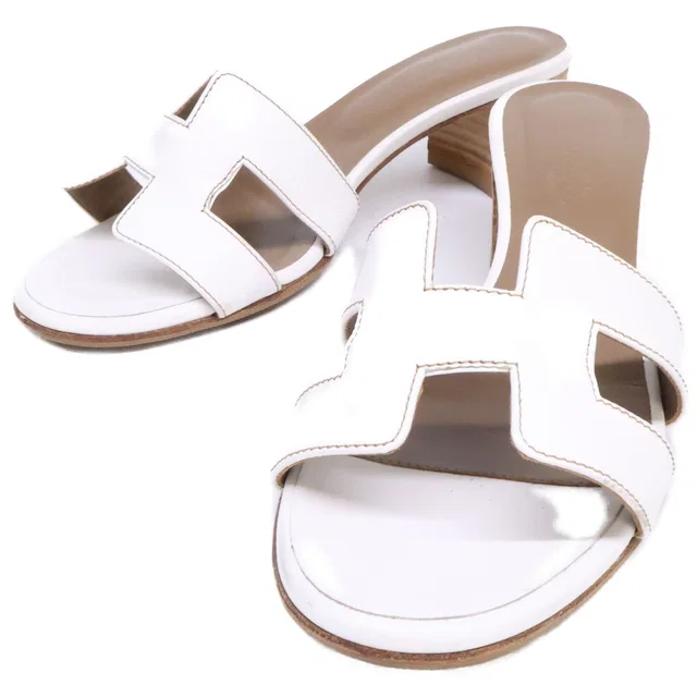 Hermès Oasis Sandals in Leather from The Reluxe