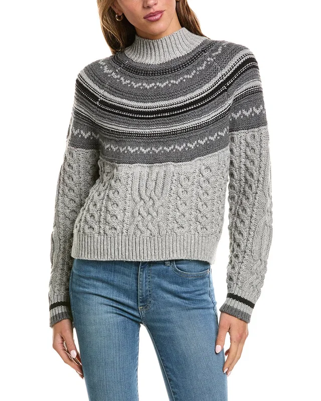 525 America Cable Wool-Blend Pullover, image 1 of 1 from Rue La La