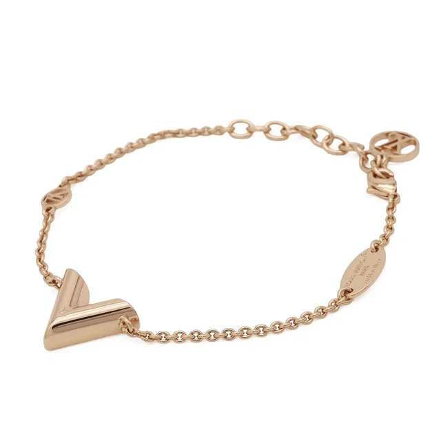 Bracelet Essential LV Circle Pgp Pink Gold in Pink from The Reluxe
