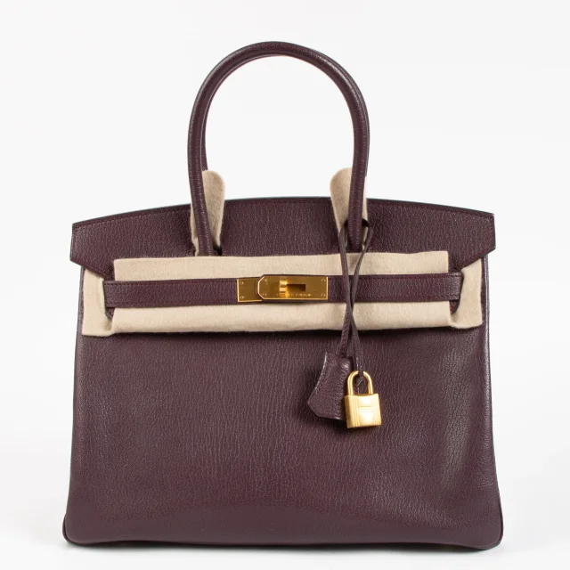 Hermès HSS Birkin 30 Quetsche Chevre Mysore BGHW in Goatskin from Labellov, photo 6 of 13