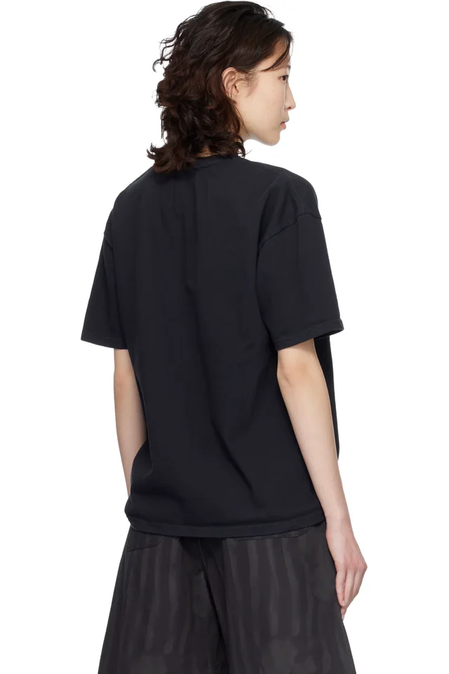 Rhude Black Montenegro Regatta T-shirt, photo 3 of 4 from SSENSE