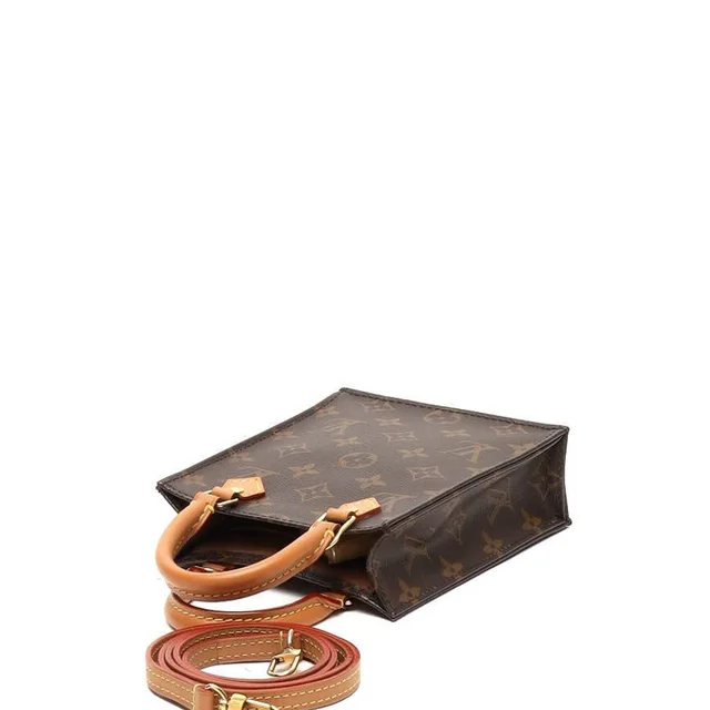 Louis Vuitton Monogram Petit Sac Plat Bag in Coated canvas from A Retro Tale, photo 5 of 9
