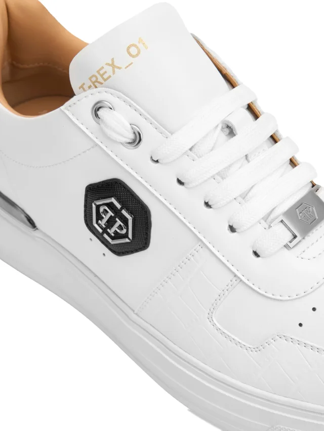 Philipp Plein T-REX 01 logo-plaque sneakers in White, photo 4 of 4 from FARFETCH