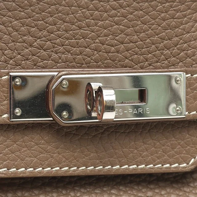 Hermès Birkin 35 Togo Etoupe Bag in Taupe Togo leather from A Retro Tale, photo 7 of 12