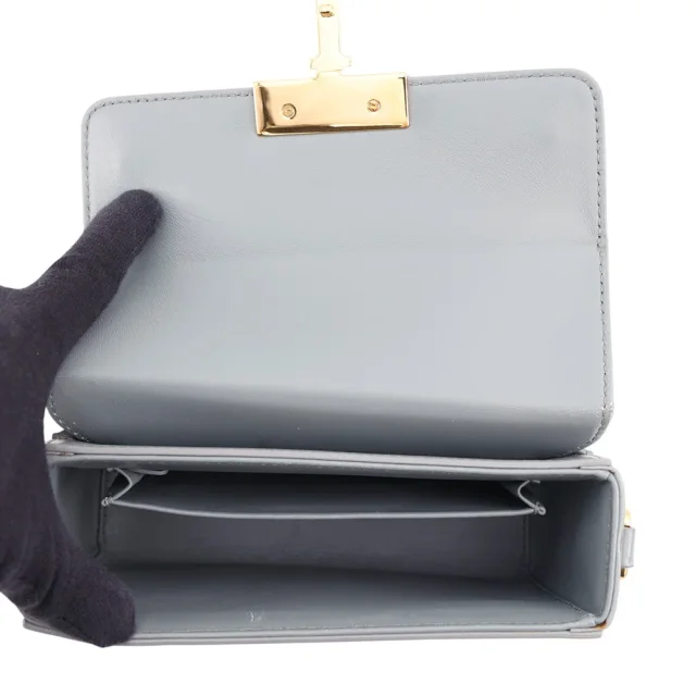Dior 30Montaigne Shoulder Bag GrayM9204UMOS Leather in Leather from GALLERY RARE, photo 6 of 18