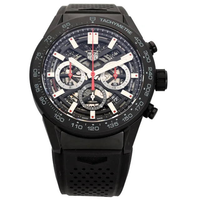TAG Heuer Carrera CBG2A90 45mm Ceramic Watch in Ceramic from H&T