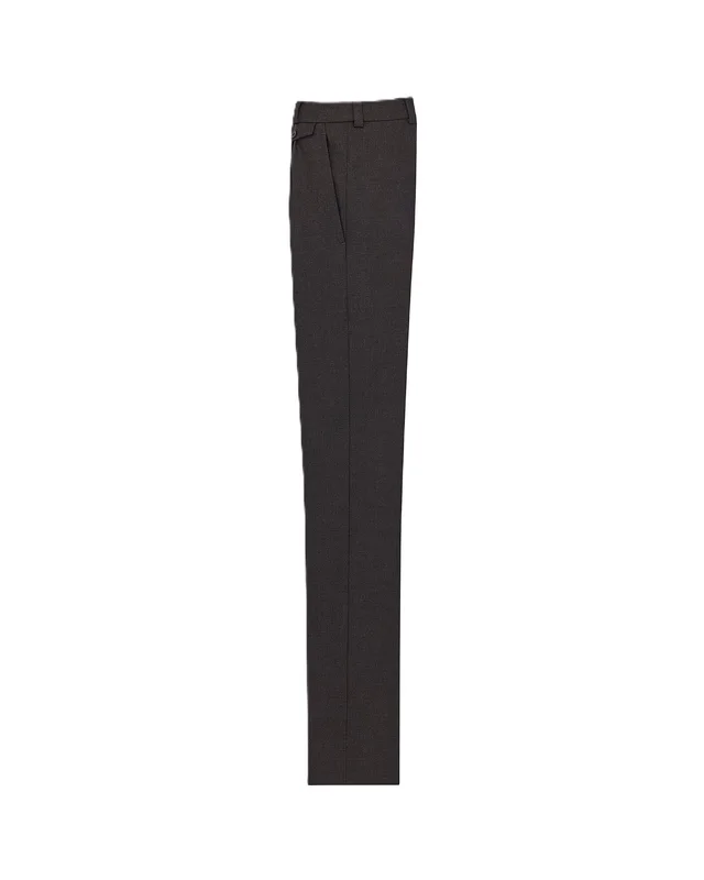 Saint Laurent tapered pants in felted wool gabardine, photo 2 of 4 from SENSER