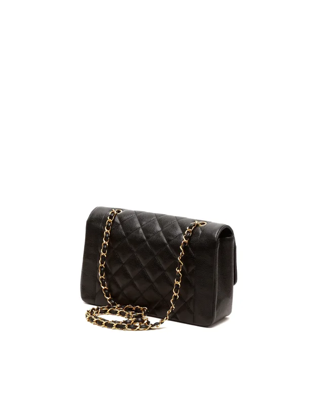 Chanel Medium Caviar Diana Flap Bag in Caviar leather from A Retro Tale, photo 3 of 8