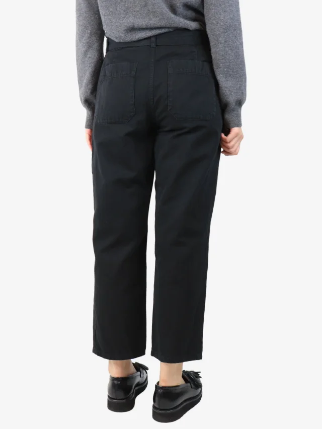 The Row Black belted trousers - size W 32 in Black from Sign of the Times, photo 3 of 3
